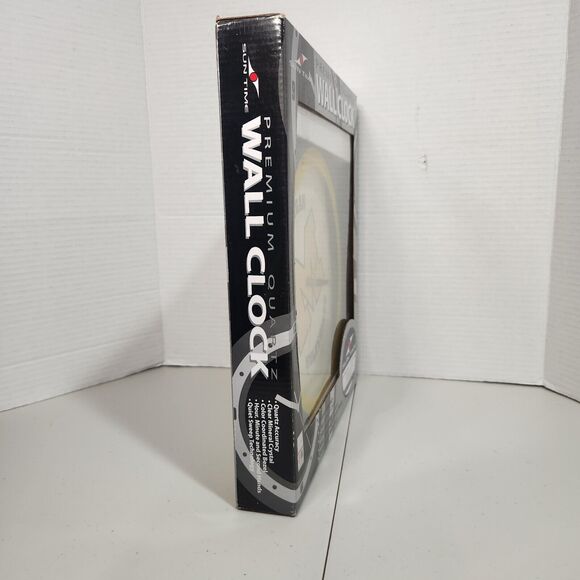 Sun Time Premium Quartz Michigan Wolverines Football NCAA Wall Clock NIB - Picture 2 of 6